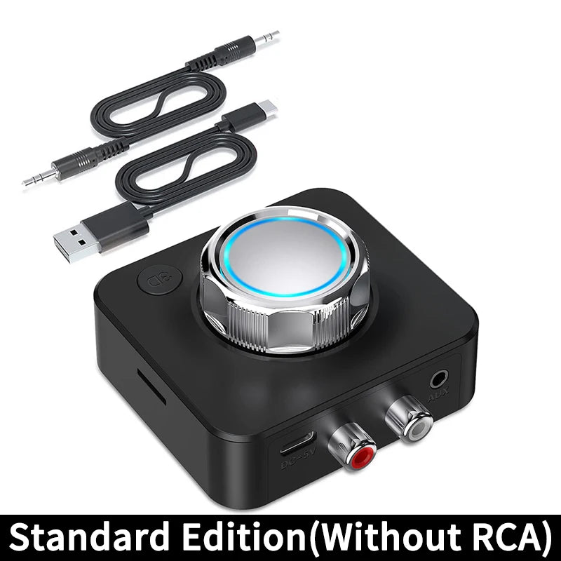 Bluetooth 5.0 Audio Receiver 3D Stereo Music Wireless Adapter TF Card RCA 3.5mm 3.5 AUX Jack For Car Speaker Amplifier Headphone