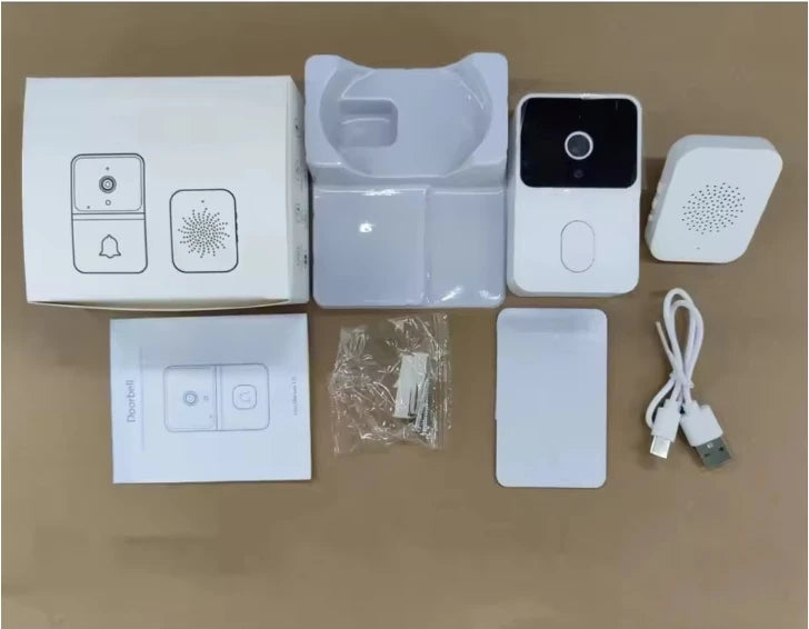 Never Miss a Visitor: Wireless Video Doorbell with Long-Lasting Battery & HD Camera!