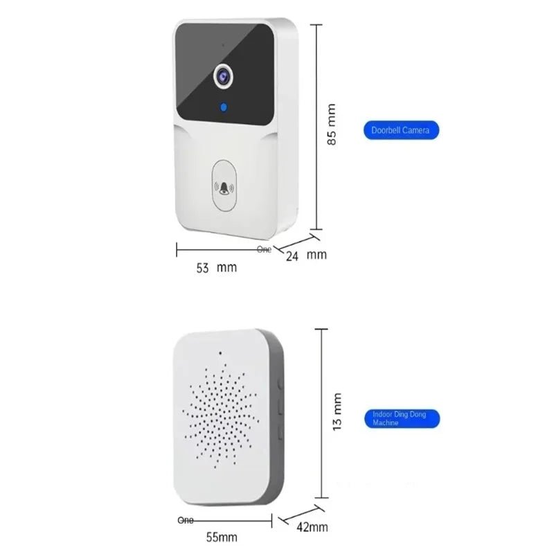 Never Miss a Visitor: Wireless Video Doorbell with Long-Lasting Battery & HD Camera!