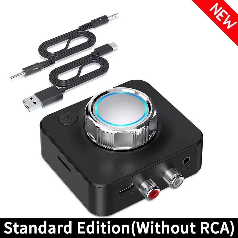 Bluetooth 5.0 Audio Receiver 3D Stereo Music Wireless Adapter TF Card RCA 3.5mm 3.5 AUX Jack For Car Speaker Amplifier Headphone