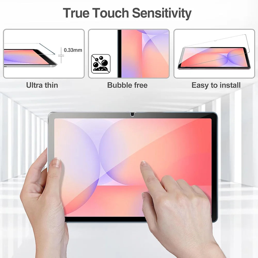 Tempered Glass Screen Protector For Samsung Tab S10 FE 2025 S9 FE 10.9" Tab A9 Plus S7 S8 11 inch A9 8.7 A8 10.5 S6 Lite 10.4"