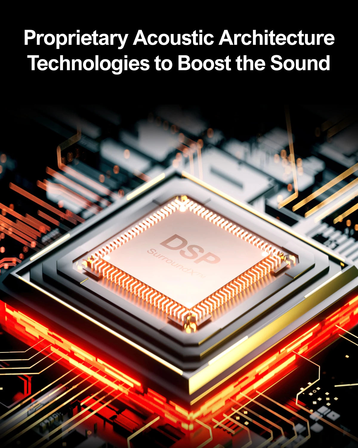 ULTIMEA 320W 5.1 Soundbar with Wireless Subwoofer & 2 Surround Speakers, 3D Surround Sound System Home Theater