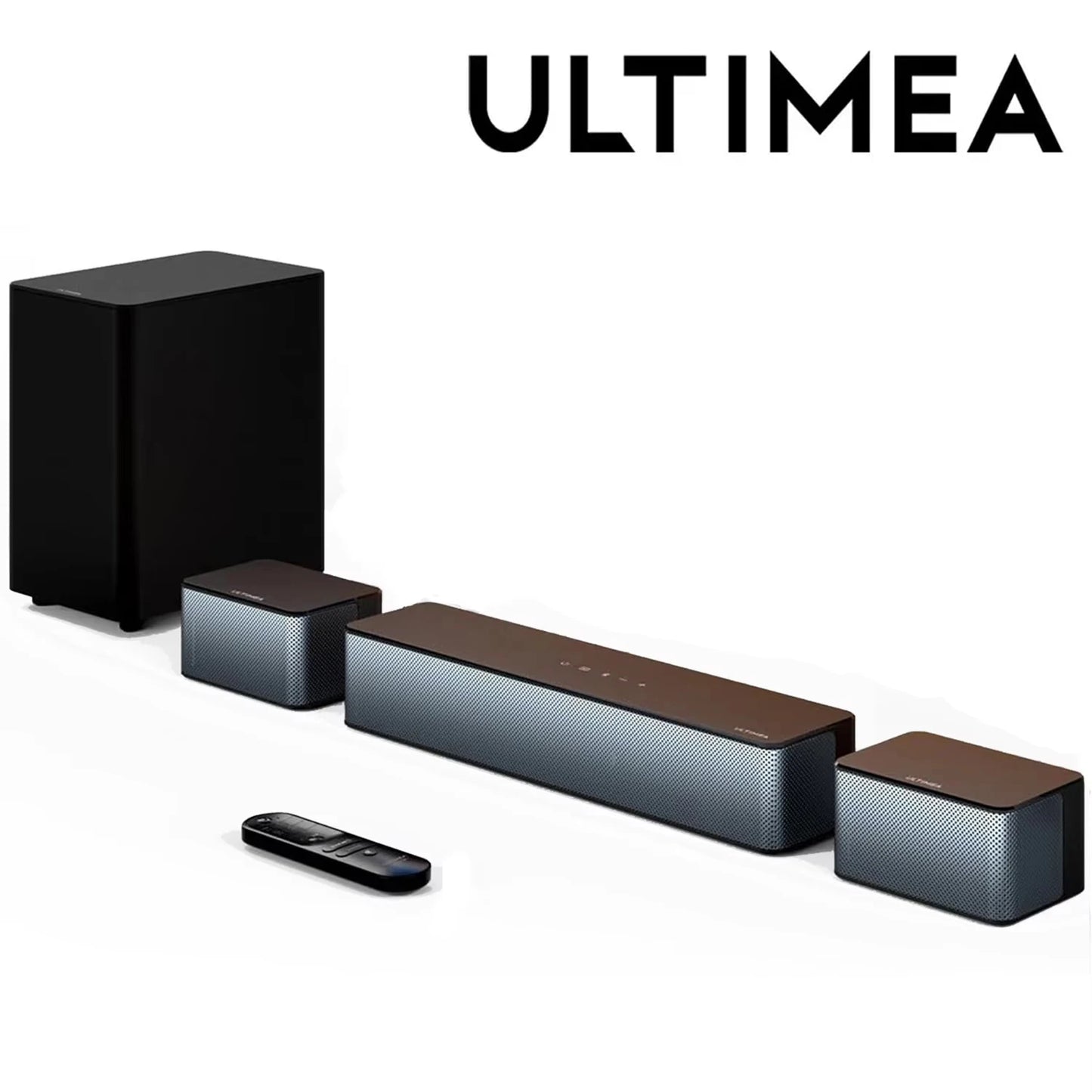 ULTIMEA 320W 5.1 Soundbar with Wireless Subwoofer & 2 Surround Speakers, 3D Surround Sound System Home Theater