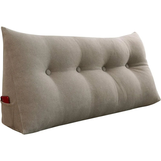 Wedge Body Positioners Pillow Triangular Reading Bedrest Throw Pillows Bolster Headboard Back Support Lumbar Cushion Pillow