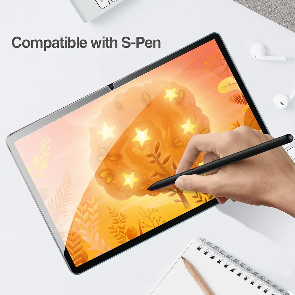 Tempered Glass Screen Protector For Samsung Tab S10 FE 2025 S9 FE 10.9" Tab A9 Plus S7 S8 11 inch A9 8.7 A8 10.5 S6 Lite 10.4"